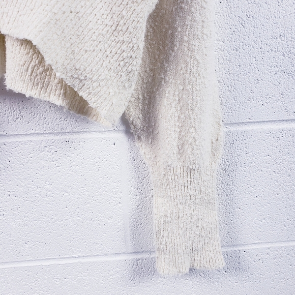 Free People Found My Friend Cardi Cardigan Sweater Cream Women's Large OB1329716 - Picture 9 of 15